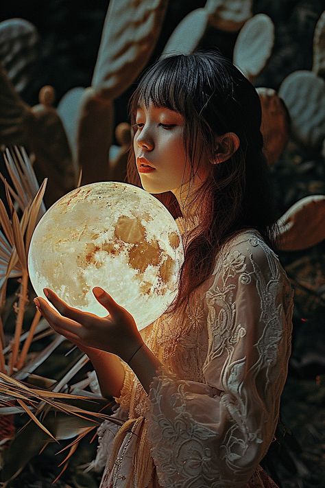 Moon Lamp Photoshoot, Dreamy Night Photoshoot, Moon Goddess Photoshoot, Moonlight Portrait, Celestial Photography, Mystical Photography, Dramatic Photoshoot, Stars Photoshoot, Dreamcore Art