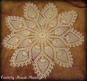 Doily Patterns Free, Pineapple Doilies, Vintage Crochet Doily Pattern, Free Doily Patterns, Crochet Thread Projects, Outlander Knitting Patterns, Pineapple Doily, Crochet Doily Rug, Crochet Ripple Blanket