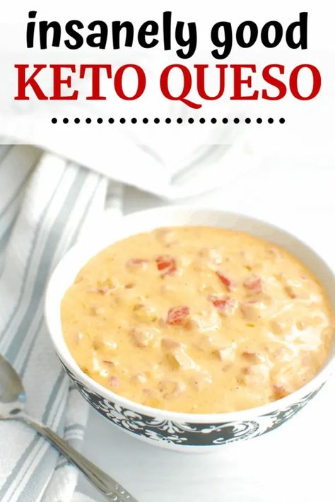 Keto Queso – Low-Carb Creamy Recipe featured image top side view Keto Queso, Low Carb Appetizer, Cena Keto, Keto Sauces, Queso Recipe, Creamy Recipes, Keto Cheese, Low Carb Appetizers, Makanan Diet