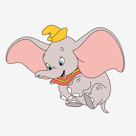 Dumbo Illustration, Dumbo Wallpaper, Dumbo Drawing, Dumbo 1941, Dumbo Cartoon, Dumbo Disney, Baby Dumbo, Disney Png, Disney Icons