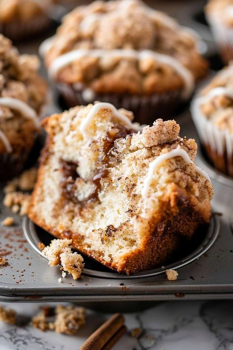 These coffee cake muffins are everything I love about classic coffee cake but in a convenient handheld package. They're sweet, spiced, and melt in your mouth moist. Cinnamon Coffee Cake Muffins, Coffee Cake Muffin Recipes, Classic Coffee Cake, Fall Muffins, Coffee Muffins, Coffee Cake Muffins, Cinnamon Coffee Cake, Cinnamon Pecans, Cake Muffins