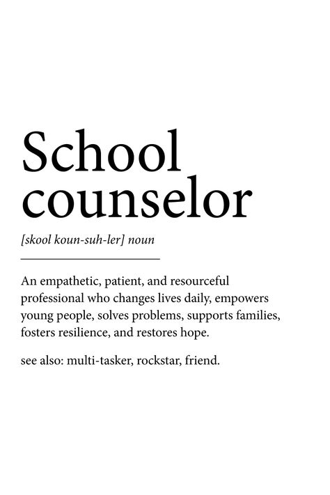 Quotes For School Counselors, School Counselor Vision Board, Guidance Counselor Office Aesthetic, Counselor Aesthetic Job, Counselor Office Aesthetic, Guidance Counselor Appreciation Week, School Counseling Quotes, Counselor Appreciation Quotes, Counselling Aesthetic