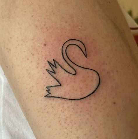 Mazzy Star Swan Tattoo, Jeff Buckley Tattoo Ideas, Mazzy Star Tattoo, Jeff Buckley Tattoo, Tattoo Doodles, Swan Tattoo, Youtuber Dr, Star Tattoo, Mazzy Star