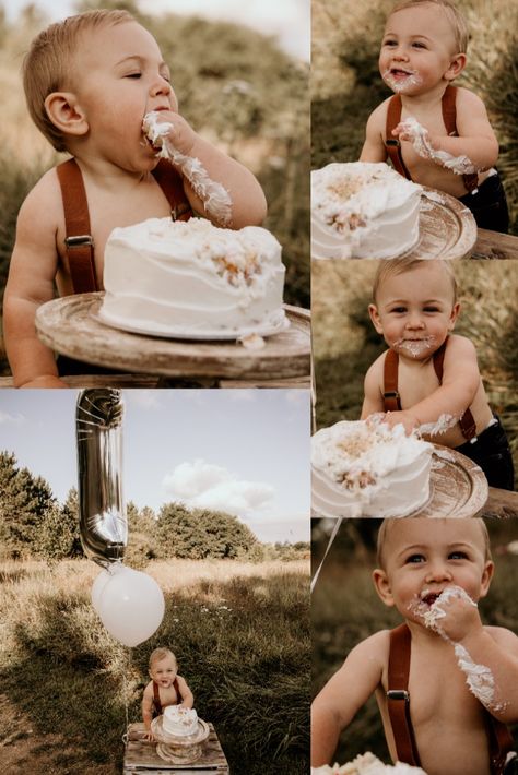 Photoshoot Ideas For 1 Year Baby, One Birthday Pictures, Diy Smash Cake Photoshoot Outdoor, Baby Boy Smash Cake Pictures, Babys First Birthday Photoshoot, Cake Smash Cake Boy, Cake Smashing Photoshoot, 1 St Birthday Photoshoot Ideas, One Year Smash Cake Boy