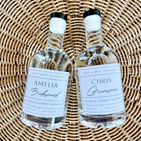 Custom Tequila Bottle Label, Hamptons Birthday, Tequila Label, Diy Whiskey, Liquor Label, Custom Bottle Labels, Wedding Bottle Labels, Tequila Gift, Mini Liquor Bottles