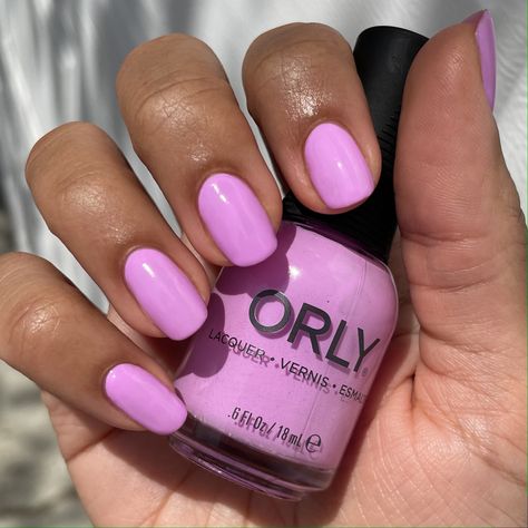 Cool Colored Nails, Bright Lilac Nails, Most Popular Nail Colors Right Now, Purple Pink Nails, Nail Polish Pink, Spring Pedicure, Bright Nail Polish, Kaleidoscope Eyes, Pedicure Colors