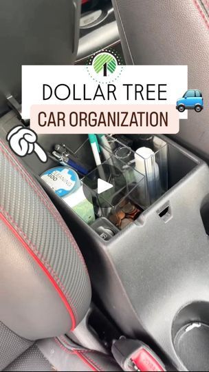 38K views · 823 reactions | Dollar Tree organization ideas for your ✨CAR!✨Which products would you use in your car 🚙 ?!💚📸Dollar Tree SHOPPING list: 🛒 Clear Stackable Drawer🛒 3 Compartment Organizer🛒 Cupholder Trashcan 🛒 Plastic Caddy 🛒 Sport Armband Phone Holder #diy #organization #organizationideas #dollar #dollartree #car #cars #hack #homehacks #home #homedesign #diyproject #tutorial #hacks #life #lifehacks #carcare | The Crafted Studio Co | Adam Griffith · Champagne Diy Interior Car Decor, Cool Things To Put In Your Car, Middle Console Organization Car, Suv Organization Ideas, Dollar Tree Car Organization Ideas, Dollar Tree Car Hacks, Dollar Tree Car Organization, Dollar Tree Organization Ideas, Phone Holder Diy