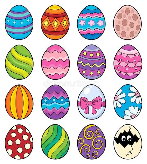 Easter Egg Pictures, Easter Classroom, Eggs Image, Egg Pictures, Creative Easter Eggs, Easter Paintings, Easter Egg Art, Paper Crafts Magazine, Easter Egg Pattern