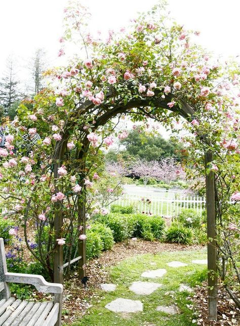 Cottage Landscape, Garden Archway, Arch Trellis, Country Garden Decor, Country Gardens, Garden Vines, Cottage Garden Design, Garden Arbor, Garden Arches