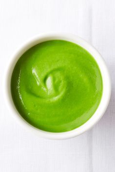 Pea Puree Pea Puree Recipe, Pea Puree, Pan Fried Salmon, Great British Chefs, Scallop Recipes, Pea Recipes, Homemade Baby Foods, Vegetable Puree, Pureed Food Recipes