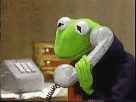 Love this, really resonates too re: 29 Pre-Internet Woes Under-30s Don't Get! Sapo Kermit, Phone Gif, Sapo Meme, Kermit Meme, Kermit Funny, Kermit The Frog, On The Phone, Chroma Key, Jim Henson