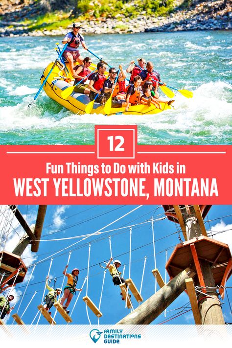 Dreaming about a family vacation to West Yellowstone, MT and looking for things to do? We’re FamilyDestinationsGuide, and we’re here to help: Discover the most fun things to do in West Yellowstone with kids - so you get memories that last a lifetime! #westyellowstone #westyellowstonethingstodo #westyellowstonewithkids #westyellowstoneactivities West Yellowstone Restaurants, Yellowstone With Kids, Montana Travel Guide, West Yellowstone Montana, Yellowstone Montana, Yellowstone National Park Vacation, Yellowstone Vacation, Zipline Adventure, Female Sports