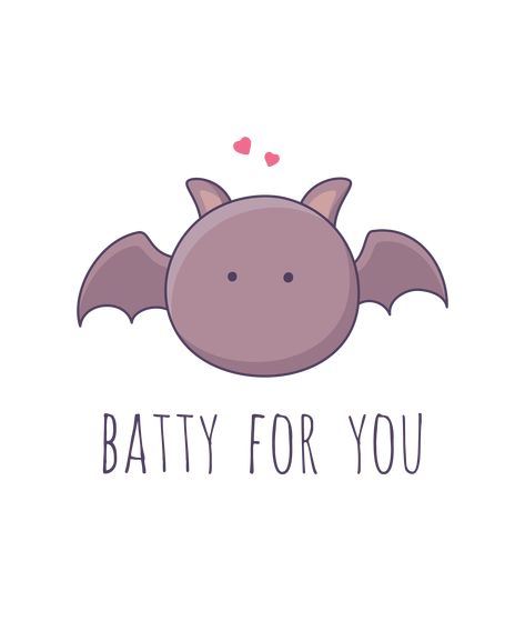 Love puns? Check out our punny artwork! #Pun #Puns #Punny #Funny #Happy #Cute #Sweet #Fun #Humor #PickupLine #Jokes #DadJokes #Cheesy #Corny #BattyForYou #Bats #Animals #Nocturnal #CrazyForYou #InLove #Halloween #Spooky #Scary #TrickOrTreat #Candies #NutsForYou #Infatuated #Infatuation #HeadsOverHeels #Flirt #Flirty #Flirting #Tease #Teasing #Love #Romantic #Romance #HalloweenPuns #PlayOnWords #Wordplay #Playful #Novelty #PunnyArtwork #Myndfart Flirty Puns, Cheesy Puns, Valentines Puns, Halloween Puns, Funny Food Puns, Drawings For Boyfriend, Easy Love Drawings, Love Puns, Animal Puns