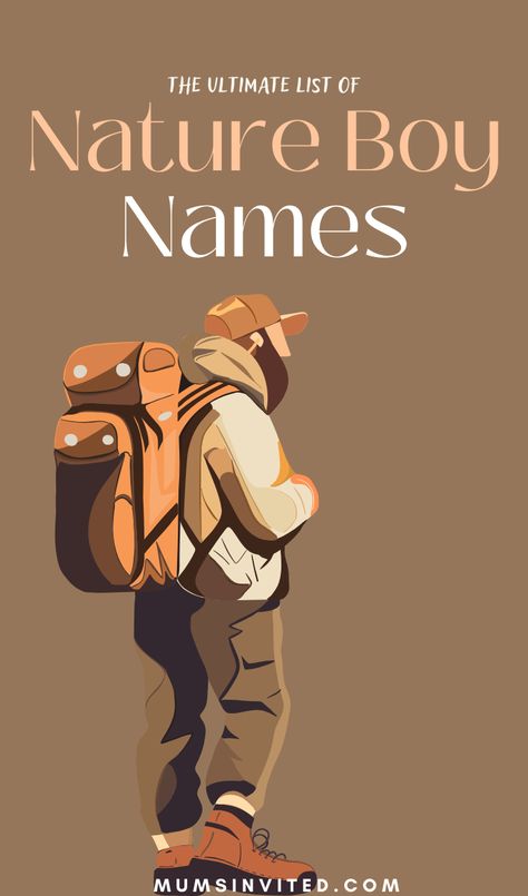 Get inspired by these meaningful strong nature names for boys. They are the best nature-related boy names for babies or your male characters. Discover tons of aesthetic, earthy, boho, crunchy, flower, celestial boy names that will be perfect as cute middle names. Rare and beautiful, short & long nature-inspired names are on trend for a reason, whether you're looking for writing inspiration, a rp name, username, character name or nature baby boy name in 2024, this is the list you need! Male Book Characters Names, Flower Names For Boys, Pretty Male Names, Nature Inspired Boy Names, Cool Guy Names, Rare Male Names, Male Names For Characters, Character Names Male, Male Names Aesthetic