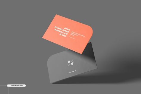 Single rounded corner business card mock... | Free Psd #Freepik #freepsd #rounded-corners #card-mockup #round-mockup #business-card-mockup Round Business Cards, Business Card Mockup, Free Psd Files, R Image, Branding Ideas, Card Mockup, Technology Design, Simple Logo, Visiting Cards