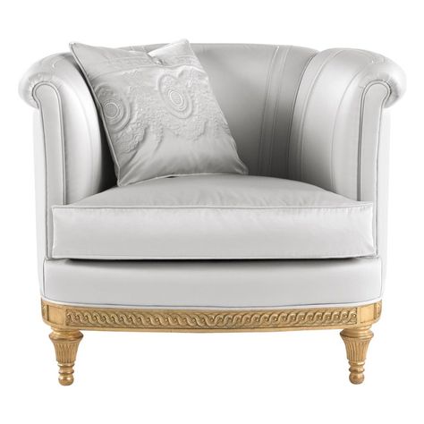 Neo Classic Furniture, Decorative Frames, Unusual Furniture, Classic Armchair, Furniture Classic, Neo Classic, Wood Arm Chair, Living Styles, Sofa Armchair