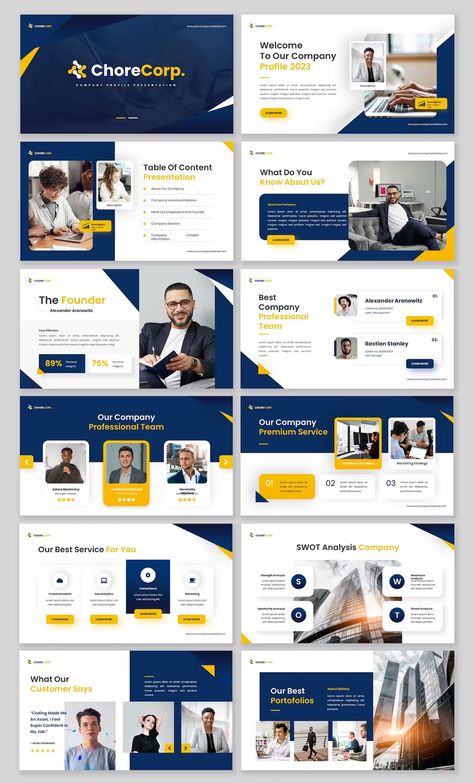 Multipurpose Company Profile Powerpoint Template. 20+ Slides. Company Powerpoint Design, Company Powerpoint Template, Professional Company Profile, Company Profile Inspiration, Company Profile Ppt Design, Company Portfolio Design Creative, Company Profile Presentation Design, Company Portfolio Design Layout, Creative Presentation Design Ideas