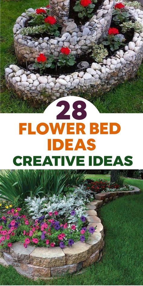 Upgrade your garden without breaking the bank by exploring budget-friendly flower bed inspirations using affordable materials. Embrace recycled items such as old tires, pallets, or crates to craft distinctive and sustainable flower beds highlighting your artistic flair. Tap into the magic of repurposing simple and cost-effective materials to fashion stunning garden plots infusing a whimsical charm into your outdoor haven. Uncover the world where creativity meets sustainability in designing capti Simple Flower Bed Ideas, Amaranth Plant, Brick Flower Bed, Rock Flower Beds, Amaranth Flower, Stone Flower Beds, Jungle Theme Decorations, Upcycled Items, Sustainable Flowers