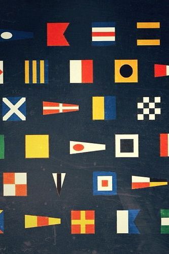 Teenage Boy Room, Kiel James Patrick, Signal Flags, Graphic Design Cards, Nautical Flags, Shabby Style, Linen Canvas, Nautical Fashion, Fabric Art