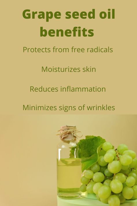 Grape Seed Oil Benefits, Grapeseed Oil Benefits, Grapes Benefits, Grape Seed Oil, Great Skin, Oil Benefits, Healthy Skin Care, Let's Talk About, Free Radicals