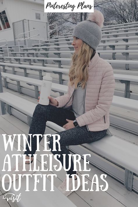 Click here to see these winter athleisure outfits on Pinteresting Plans! Check out all the cute athleisure outfits for you winter street styles. There's nothing more stylish than loungewear at home for the winter that is modest. These athleisure outfit ideas can inspire your winter capsule wardrobe too. Get a fresh perspective by the different ways to wear athleisure looks this winter. Get into some of the most cozy loungewear around today! Grey Athleisure Outfit, Winter Altheisure Outfits, Mom Athleisure Style Winter, Winter Athleisure Outfits Boots, Womens Cozy Winter Outfits, Athlesiure Fits Women Winter, Athleisure Outfits Winter 2023, Everyday Athleisure Outfits, Winter Errands Outfit Casual