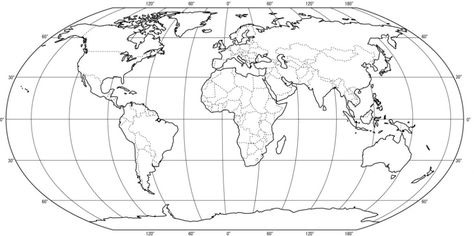 Free Printable World Map Coloring Pages For Kids - Best Coloring Pages For Kids Map Coloring Pages, World Map Coloring Page, Free Printable World Map, Blank World Map, World Map Outline, Printable World Map, Earth Coloring Pages, Poppy Coloring Page, World Map With Countries