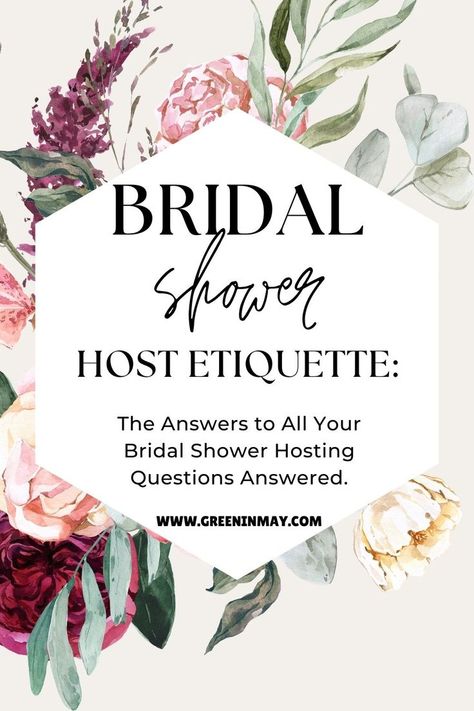 Bridal Shower Host Etiquette Tips: How to Plan and Host a Perfect Party Bridal Shower Games Prizes, Invitation Etiquette, Shower Tips, Bridal Shower Planning, Bride Shower, Unique Bridal Shower, Wedding Shower Games, Bridal Shower Diy, Fun Wedding Invitations