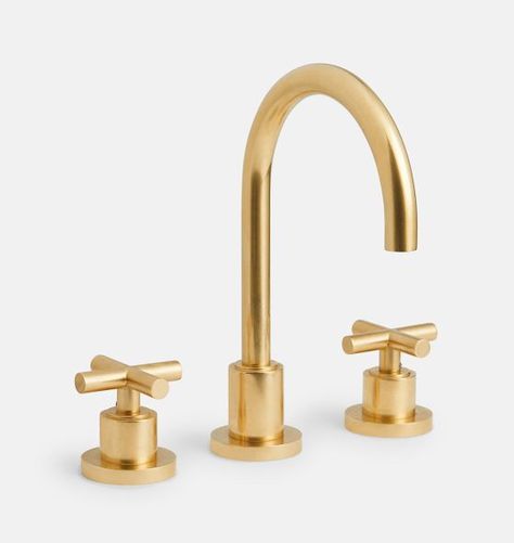 Bathroom Plumbing: Plumbing Parts & Repair | Rejuvenation Brass Bathroom Faucets, Light And Dwell, Widespread Faucet, Interior Design Resources, Tarnish Remover, Kids Pottery, Plumbing Repair, Master Bath Remodel, Widespread Bathroom Faucet