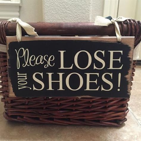 A decorative & functional bucket | 4 Ways Gorgeous Personalize Your Front Entrance Please Remove Your Shoes Sign, Shoe Sign, Remove Your Shoes Sign, No Shoes Sign, Remove Shoes Sign, Shoes Signs, Remove Shoes, Please Remove Your Shoes, Remove Your Shoes