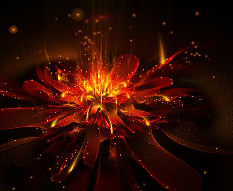 Fire Flower Aesthetic, Fire Flower Art, Mythical Plants, Alchemy Ingredients, Yin Yang Art, Fantasy Witch, Fire Flower, Magic Symbols, Hades And Persephone