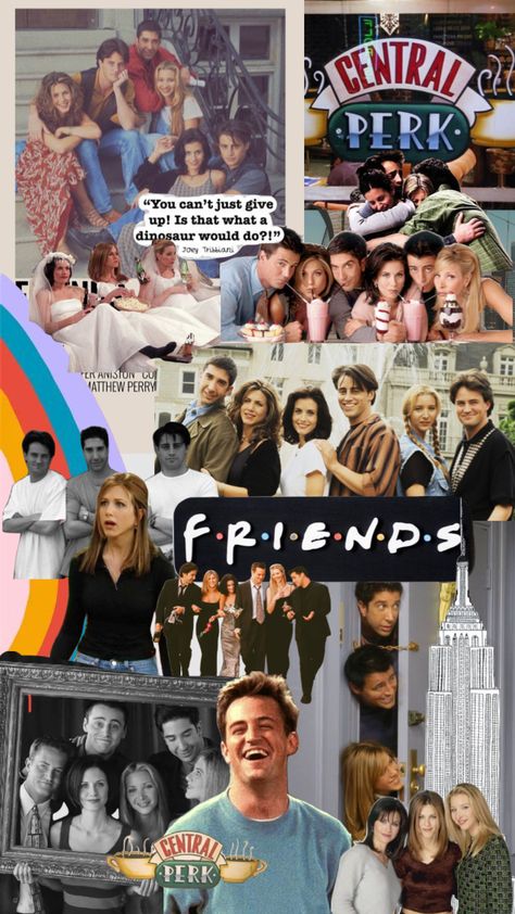 #friends #friendstvshow Friends Series Wallpaper Aesthetic, Friends Collage Wallpaper, Friends Aesthetic Tv Show Wallpaper, Friends Collage Aesthetic, Friends Best Episodes, Friends Aesthetic Tv Show, Serial Friends, Friends Tv Show Gifts, Friends Collage