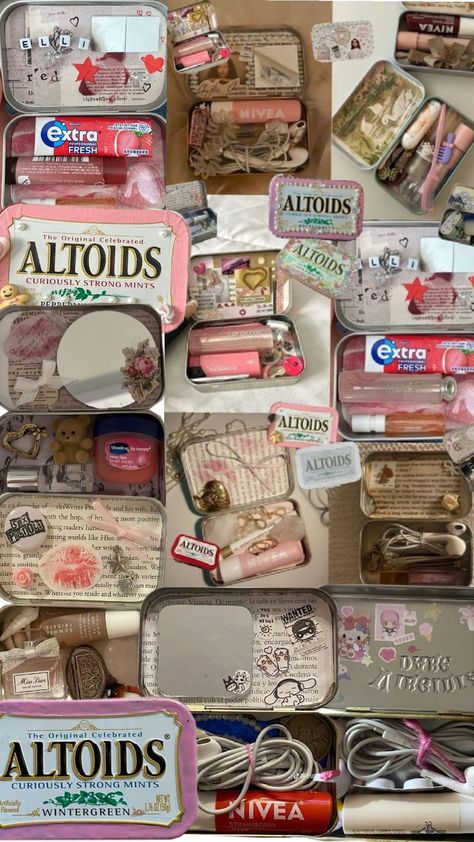 Decorated Altoid Tins, Altoids Wallets, Altoid Wallet, Tin Wallet, Mint Tin Crafts, Altoids Wallet, Tin Crafts, Altoids Tin, Box Dye