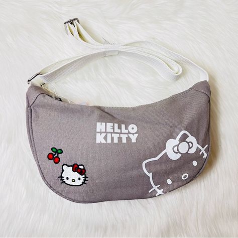 Brand New With Tags. Hello Kitty Crossbody Bag. Primark Exclusive. Zipper Pull Adjustable Shoulder Strap Measures Approximately 12” X 7.5” Accessories Hello Kitty, Hello Kitty Mug, Hello Kitty Keychain, Hello Kitty Makeup, Kitty Accessories, Impressions Vanity, Cat Tanks, Hello Kitty Accessories, Pink Watch