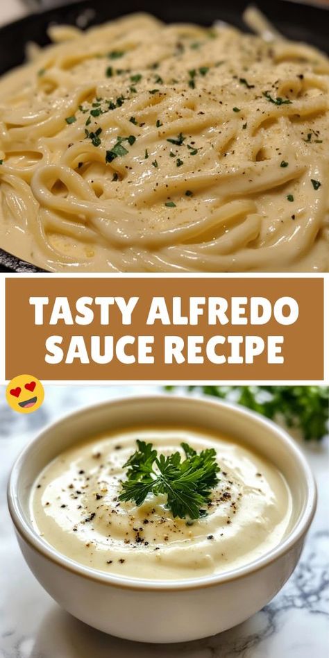 A bowl of creamy Alfredo Sauce garnished with freshly ground black pepper and parsley, showcasing a rich and smooth sauce recipe ideal for pasta dishes. Homage Alfredo Sauce, Applebees Alfredo Sauce Recipe, Alfredo Sauce With Chicken Broth, How To Make Alfredo Sauce, Quick Alfredo Sauce, Creamy Alfredo Sauce Recipe, Cream Cheese Alfredo Sauce, Alfred Sauce, Alfredo Sauce Recipes