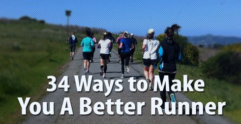 34 ways to make you a better runner Running Day, Stay In Shape, Marathon Training, I Work Out, Running Workouts, Get In Shape, Fitness Diet, Stay Fit, Healthy Body