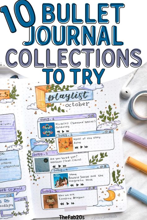 Check out these incrdible and creative bullet journal colelctionscllections to stay organized! Bujo #Bujo #BulletJournal #BulletJournalCollections Bujo Collections Ideas, Bujo Inspiration Layout, Bujo Collections, Bujo Pages, Bullet Journal Collections, Bullet Journal Budget, Bullet Journal Weekly Layout, Journal Designs, Pages Ideas