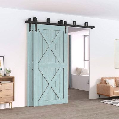 Pine Wood Door, Pine Barn Door, Magnolia Style, X Marks The Spot, Refinish Kitchen Cabinets, Knotty Pine, Apartment Organization, Sliding Barn Door Hardware, Country Design