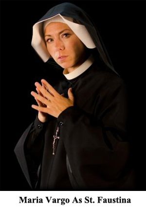 Maria Vargo actress who portrayed St.Faustina Sister Faustina, Mercy Movie, About Sister, Saint Faustina, St Faustina Kowalska, Faustina Kowalska, Divine Mercy Chaplet, St Maria, Love And Faith