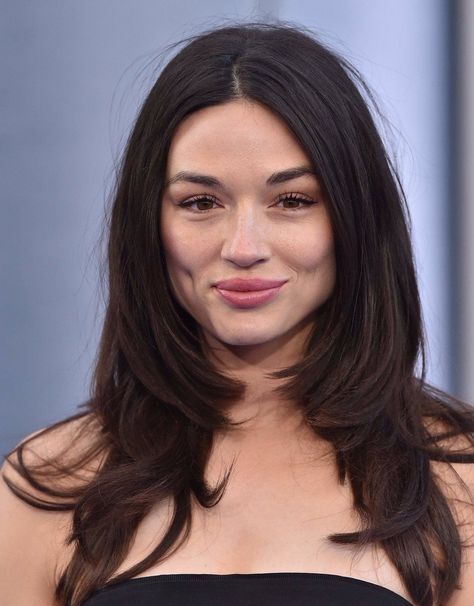 Crystal Reed Teen Wolf, Alisson Teen Wolf, Actresses With Black Hair, Teen Wolf Allison, Wolf Cuts, Shaggy Layers, Alison Argent, Crystal Marie, Allison Argent