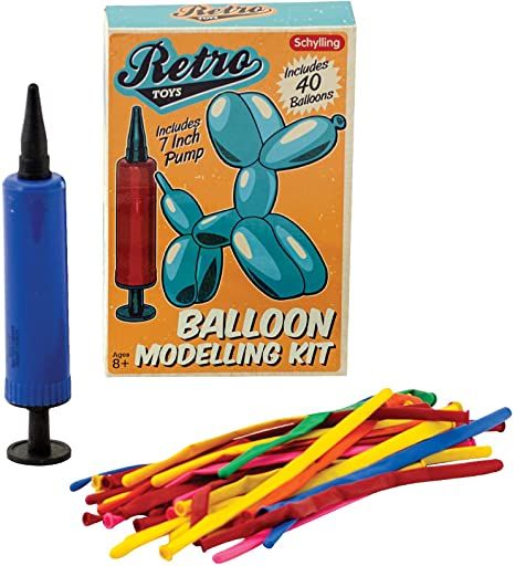 Schylling Retro Balloon Modeling Kit : Toys & Games 40 Balloons, How To Make Balloon, Balloon Modelling, Balloon Kits, Unique Gifts For Kids, Balloon Kit, Nostalgic Toys, Love Balloon, Colourful Balloons