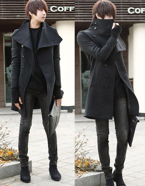 Jungkook Fashion, Winter Cool, Korean Winter, Korean Fashion Winter, Male Clothes, Overcoat Jacket, Korean Fashion Summer, Korean Fashion Outfits, Long Overcoat