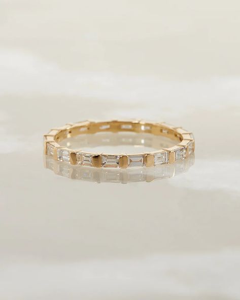 Ring Alternatives, Square Wedding Rings, Baguette Eternity Band, Baguette Diamond Band, Diamond Eternity Band, Solid Gold Band, Stackable Bands, Pave Band, Eternity Wedding Band