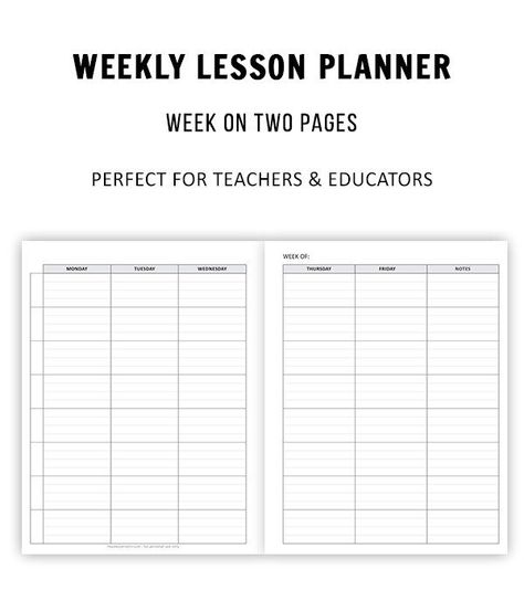 Weekly Lesson Planner Printable Teacher Lesson Planner Printable Free, Teacher Weekly Planner Free Printable Lesson Plan Templates, Planning Printables Free, Preschool Planner, Lesson Planner Template, Lesson Planner Printable, Homeschool Lesson Planner, Printable Day Planner, Weekly Lesson Plan Template