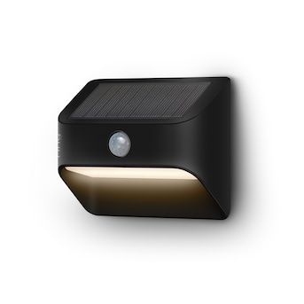 Ring Smart Lighting Solar Steplight - Solar Powered Motion Activated LED Security Light with 50-Lumens, Black in the Deck Lights department at Lowes.com Light On Stairs, Deck Stair Lights, Deck Step Lights, Solar Step Lights, Led Exterior Lighting, Affordable Rings, Deck Steps, Stair Lights, Smart Lights