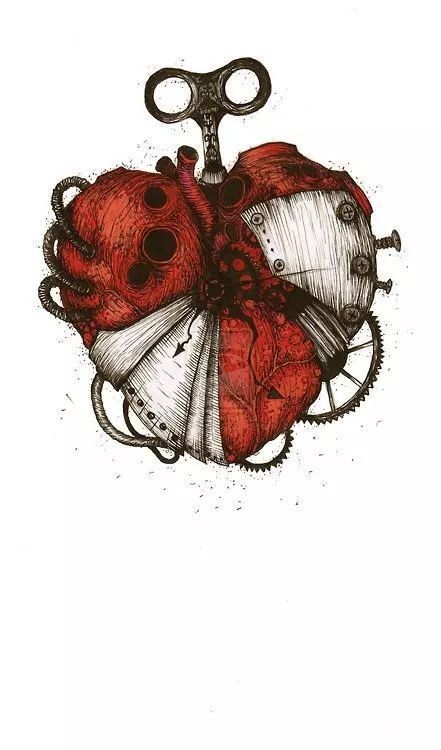 Anatomical Heart Art, Heart Illustration, Tin Man, Heart Drawing, Medical Art, Dark Art Drawings, Tattoo Flash Art, Flash Art, Anatomy Art