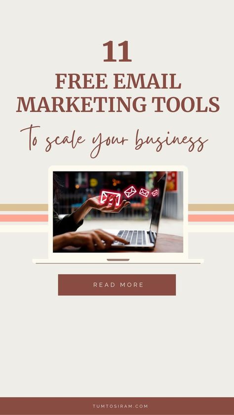 11 Best Free Email Marketing Tools for Your Business Free Email Marketing Tools, Email Marketing For Beginners, Bulk Email Marketing, Business Coaching Tools, Content Marketing Tools, Email Marketing Automation, Email Marketing Software, Etsy Promotion, Email Automation