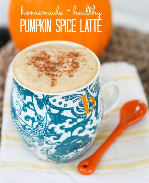 Healthy Homemade Pumpkin Spice Latte Almond Milk At Home, Vegan Pumpkin Spice Latte, Healthy Pumpkin Spice Latte, Dairy Free Coffee, Homemade Pumpkin Spice Latte, Pumpkin Spiced Latte Recipe, Homemade Pumpkin Spice, Healthy Version, Pumpkin Spice Syrup