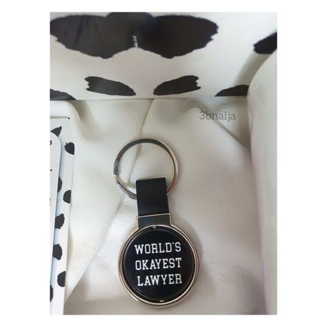 World's okayest lawyer Lawyer, Key Rings, Key Ring, Personalized Items, Key, Ring