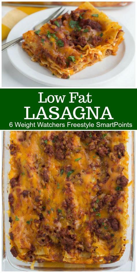 Low Fat Lasagna Recipe, Recipe With Ricotta, Low Fat Dinner Recipes, Lasagna Recipe With Ricotta, Perfect Health Diet, Low Fat Diet Plan, Low Salt Diet, Low Fat Dinner, Best Healthy Diet