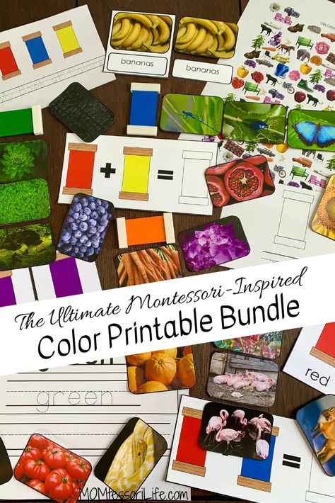 The Ultimate Montessori-Inspired Color Printable Bundle – MOMtessori Life